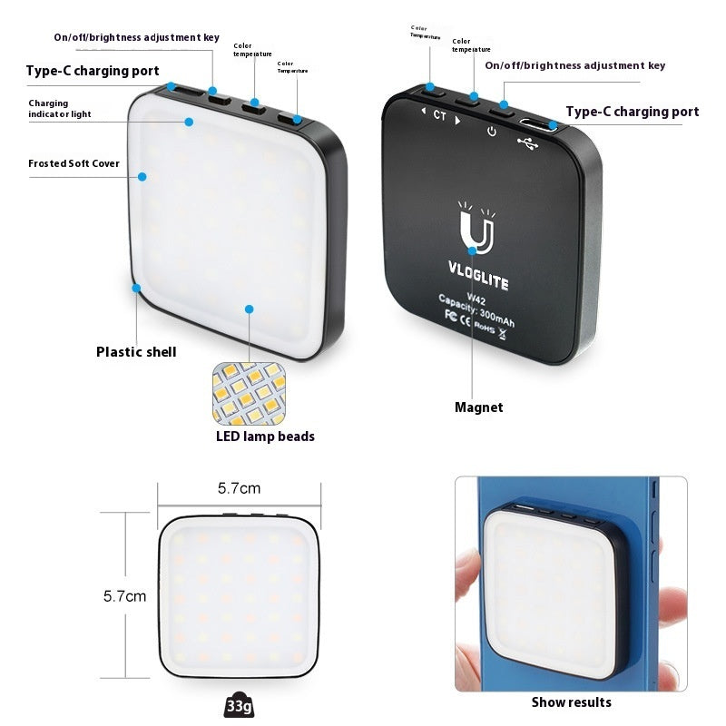 W42 Fill-in Light Mini Magnetic