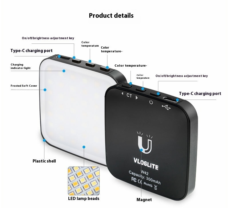 W42 Fill-in Light Mini Magnetic